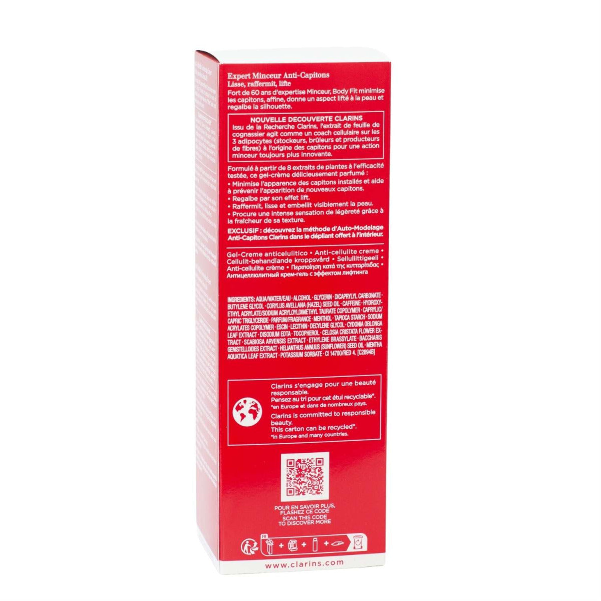 Clarins Body Fit Active Anti-Cellulite Cream, 200ml (Exp 04/29)