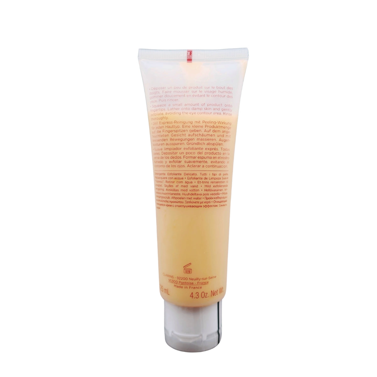Clarins One-Step Gentle Exfoliating Cleanser with Orange Extract, 125ml (Exp 06/28)