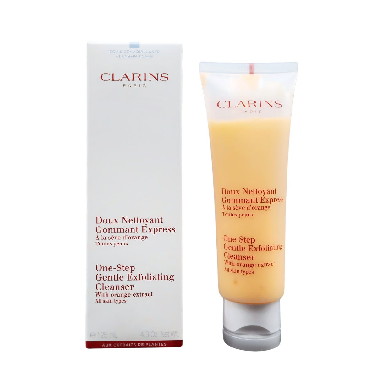 Clarins One-Step Gentle Exfoliating Cleanser with Orange Extract, 125ml (Exp 06/28)