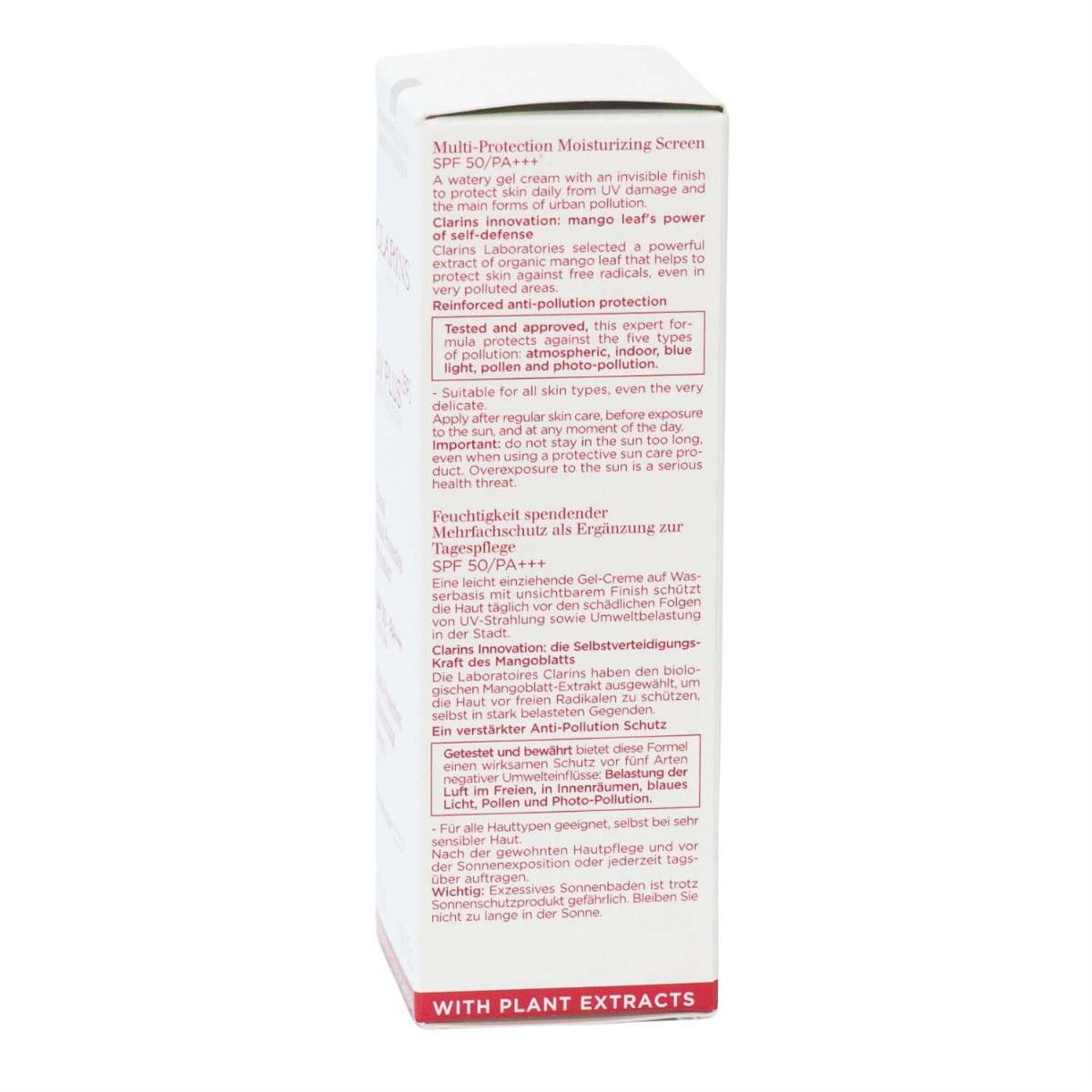 Clarins UV Plus [5P] Anti-Pollution Multi-Protection Screen SPF50/PA+++ Translucent, 30ml (Exp 02/29)