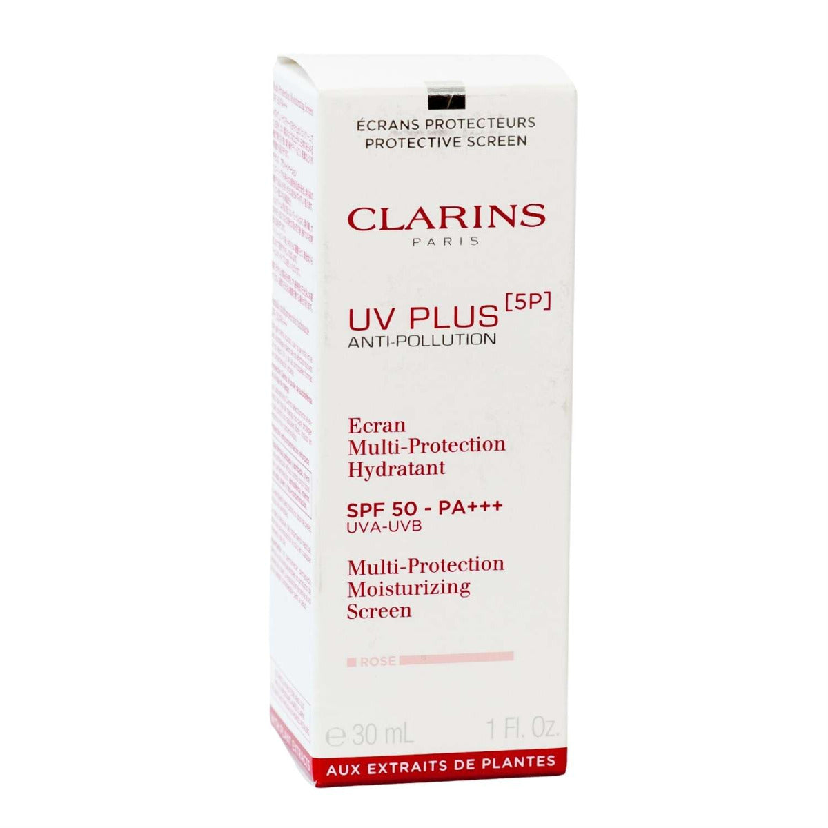 Clarins UV Plus [5P] Anti-Pollution Multi-Protection Screen SPF50/PA+++ Rose, 30ml (Exp 10/28)
