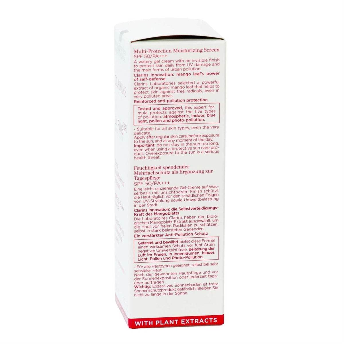 Clarins UV Plus [5P] Anti-Pollution Multi-Protection Screen SPF50/PA+++ Rose, 30ml (Exp 10/28)