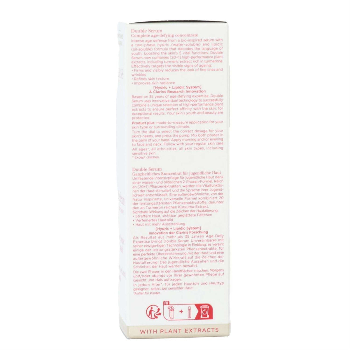 Clarins Anti-Ageing Double Serum, 30ml (Exp 02/28)