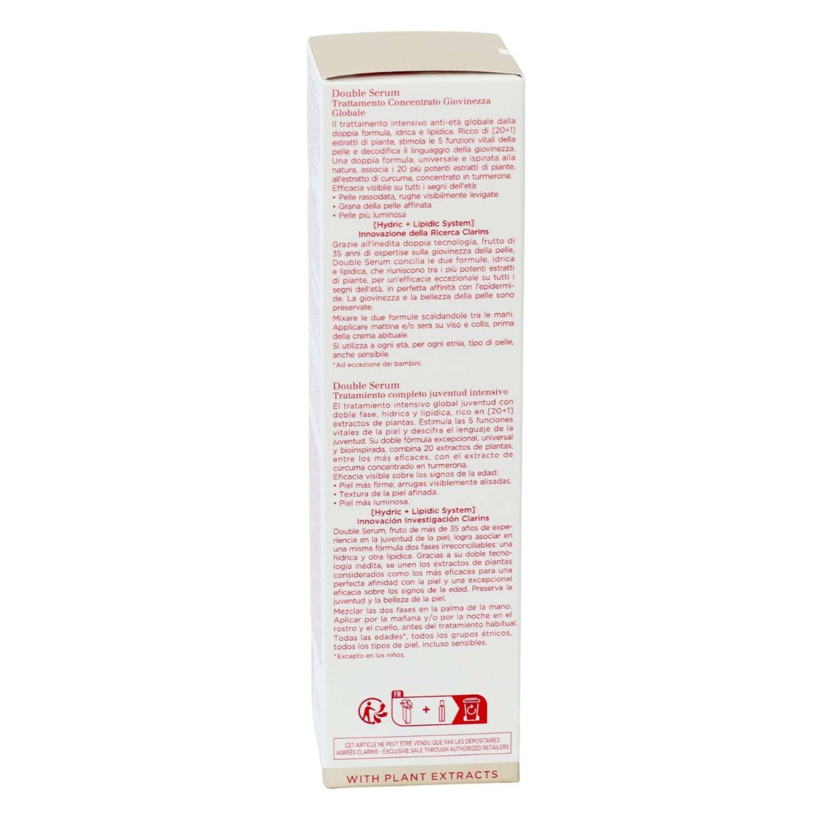 Clarins Anti-Ageing Double Serum, 50ml (exp 01/28)
