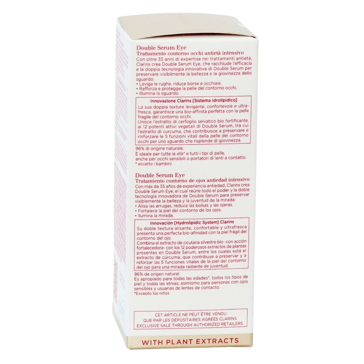 Clarins Double Serum Eye, 20ml (Exp 01/28)