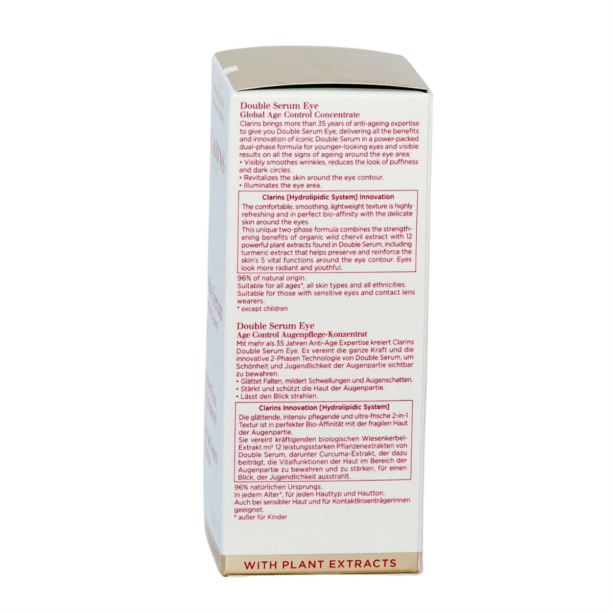 Clarins Double Serum Eye, 20ml (Exp 01/28)