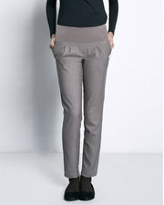 MEV Classic Pleated Maternity Pants - Dark Khaki (2 Sizes)
