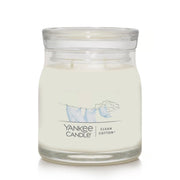 Yankee Candle Signature Medium Jar Candle, 2-wicks (13oz) - Clean Cotton