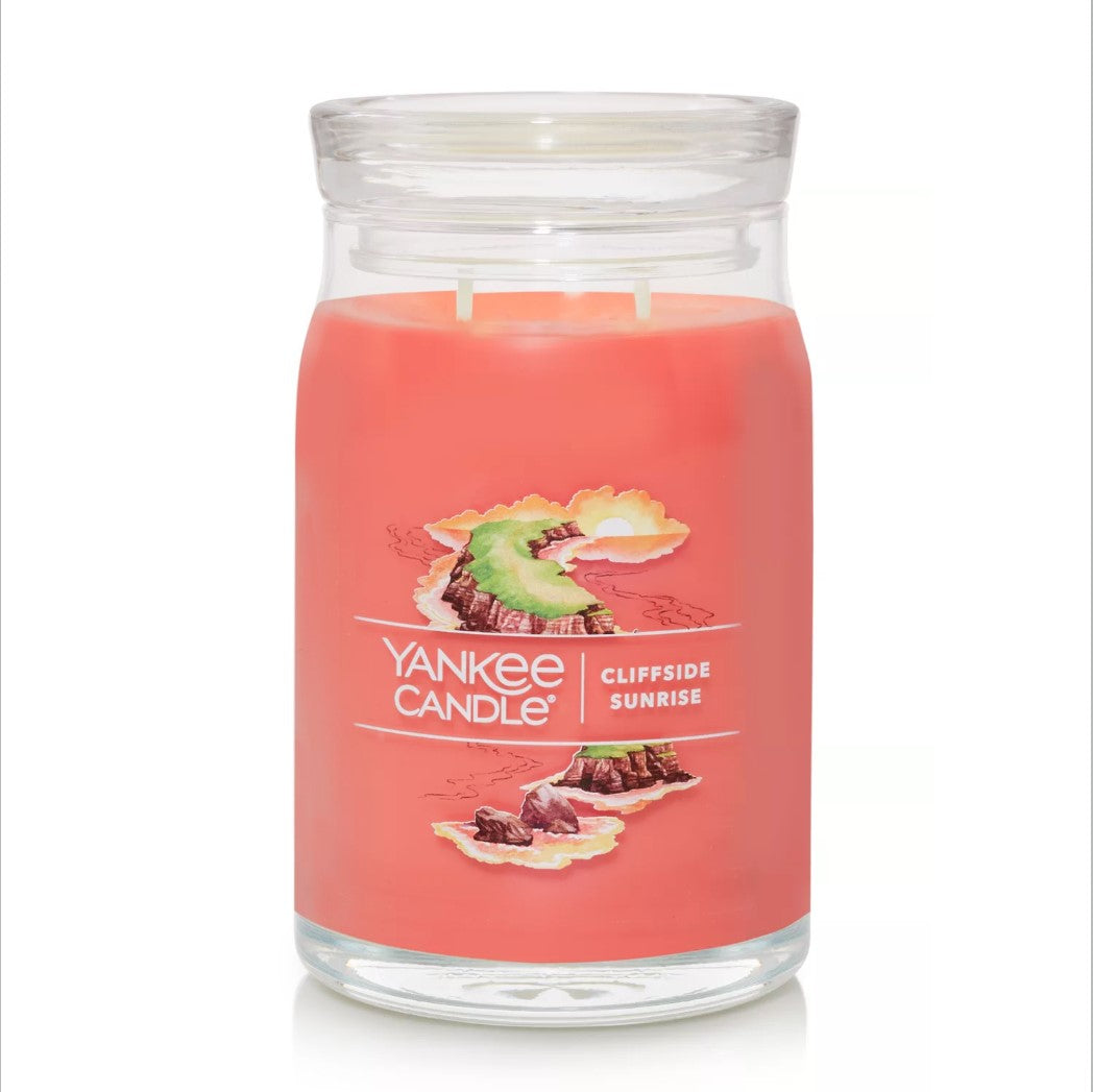 Yankee Candle Signature Large Jar Candle, 2-wicks (20oz) - Cliffside Sunrise