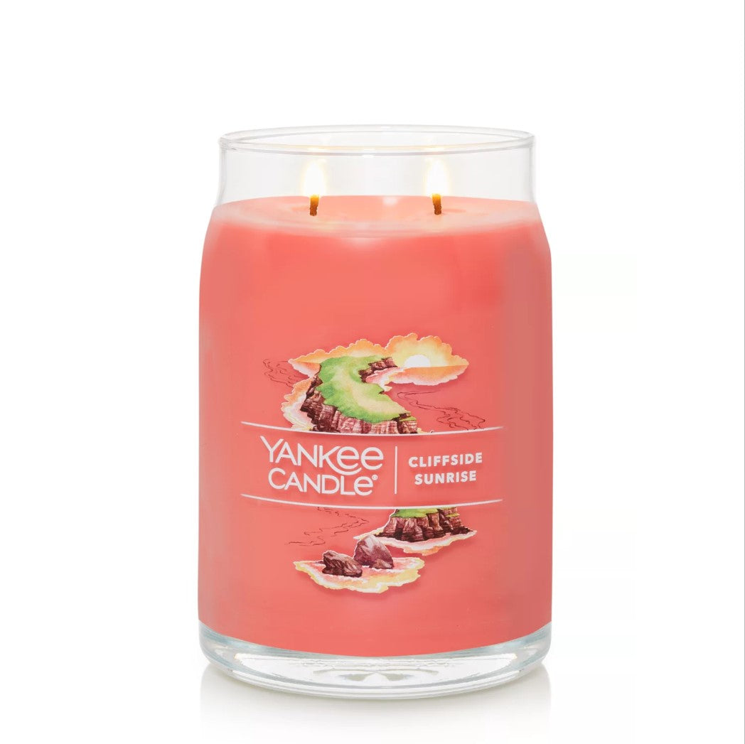 Yankee Candle Signature Large Jar Candle, 2-wicks (20oz) - Cliffside Sunrise