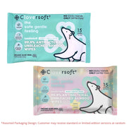 Cloversoft Plant-Based Unbleached Bamboo Organic Antibacterial Wipes  (10x15=150 sheets) - Exp 10/27