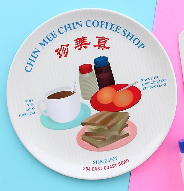 The Little Drom Store Melamine Plate (8 inch) (25 Designs) - Pupsik Singapore