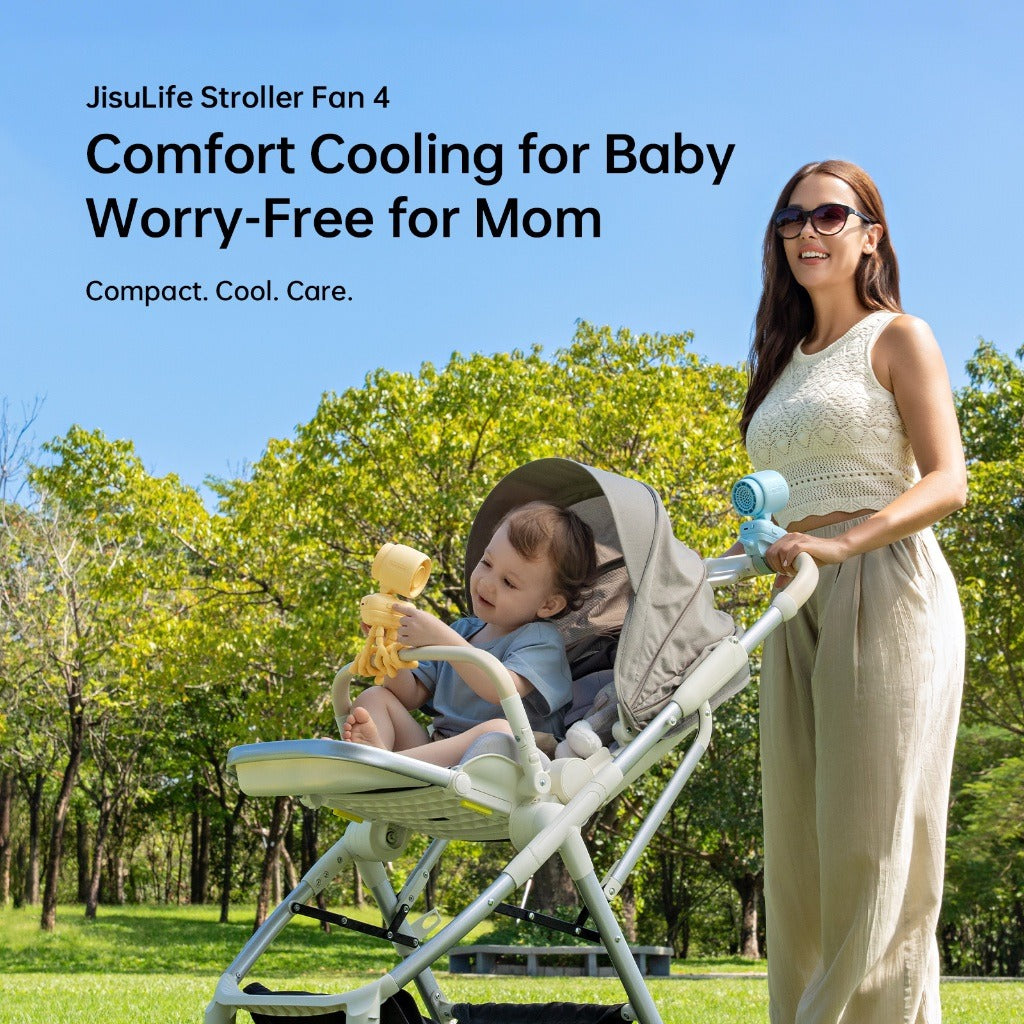 JisuLife Clip/Octopus Stroller Fan Life 4, 5000mah (4 Types)