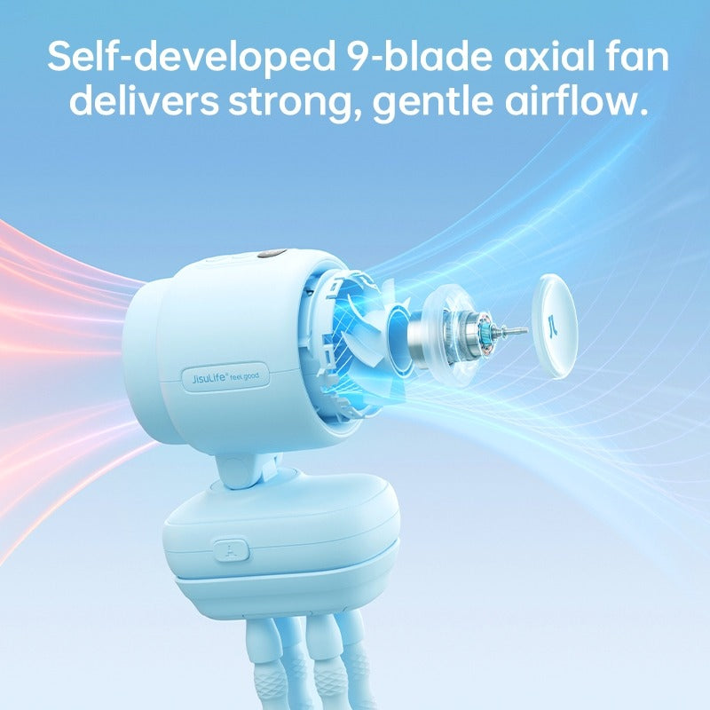 JisuLife Clip/Octopus Stroller Fan Life 4, 5000mah (4 Types)