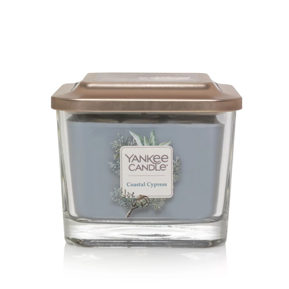 Yankee Candle Medium 3-Wick Square Candle (12.25oz) - Coastal Cypress