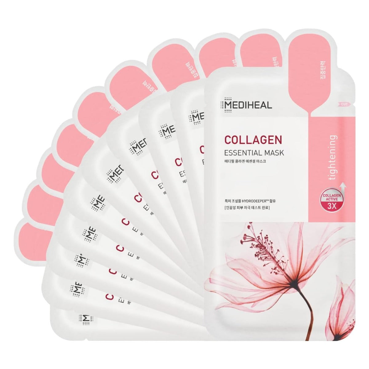 Mediheal Collagen Essential Mask, Pack of 10 (Exp 11/27)