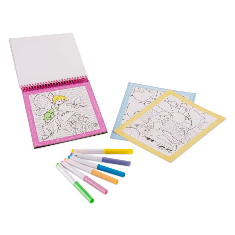 Melissa & Doug On the Go Color by Number Board with Markers (2 Themes) - Pupsik Singapore