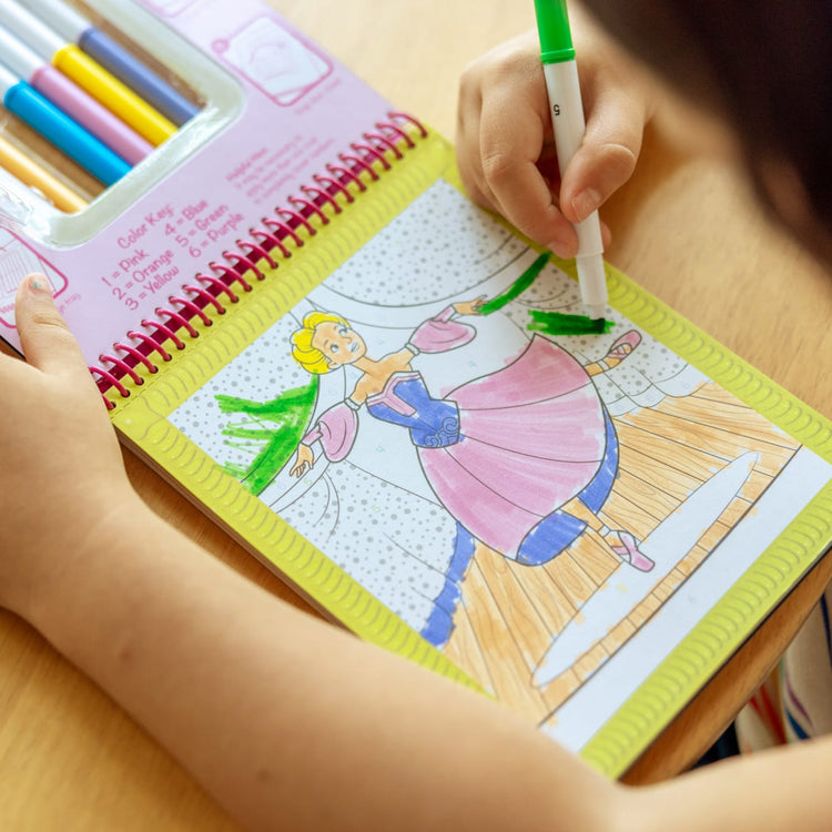 Melissa & Doug On the Go Color by Number Board with Markers (2 Themes)