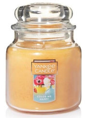 Yankee Candle Medium Jar Candle (14.5oz) - Color Me Happy