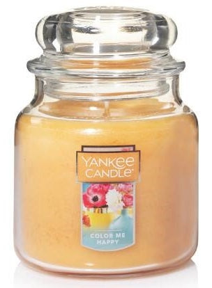 Yankee Candle Medium Jar Candle (14.5oz) - Color Me Happy