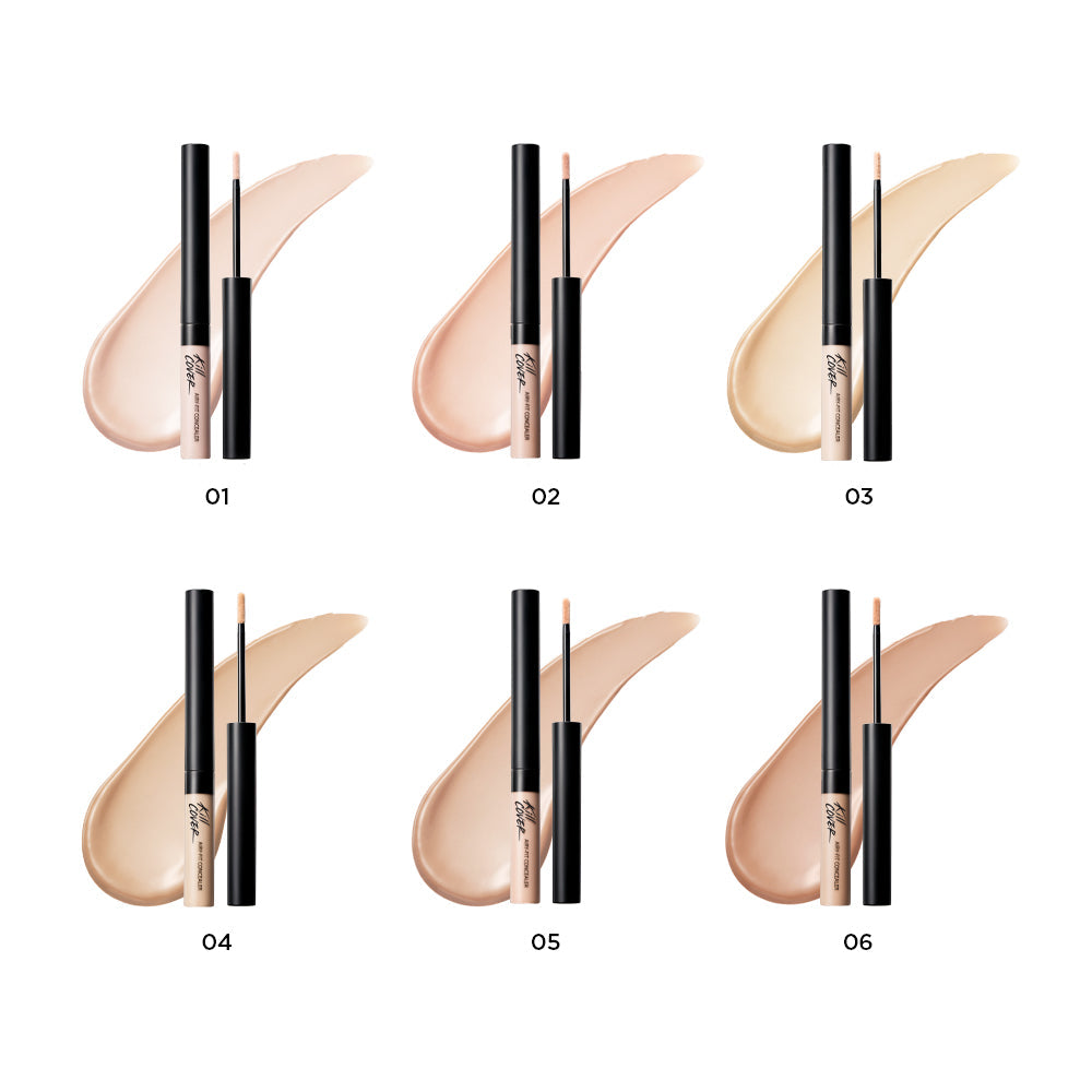 CLIO Kill Cover Airy-Fit Concealer, 3g (4 Shades)