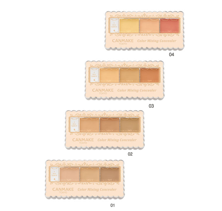 Canmake Color Mixing Concealer (4 Colors)