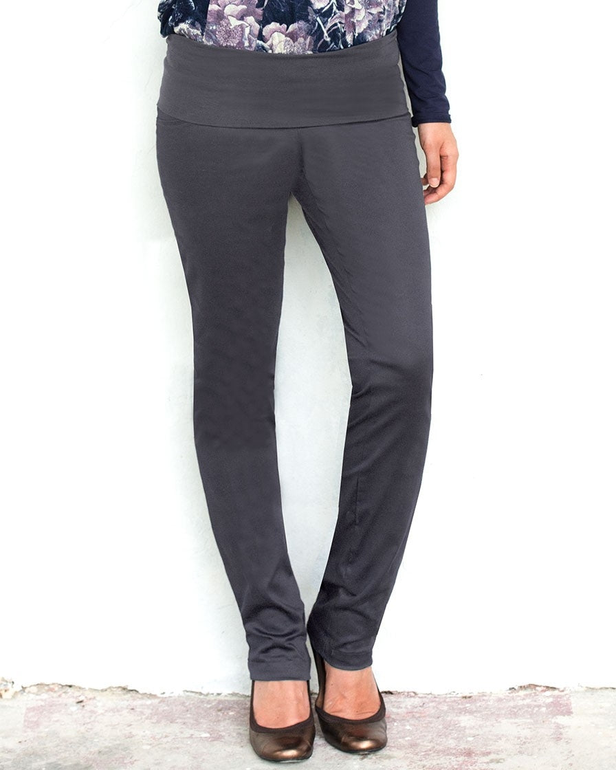 MEV Comfy Sateen Slim-Fit Pants - Graphite (3 Sizes)
