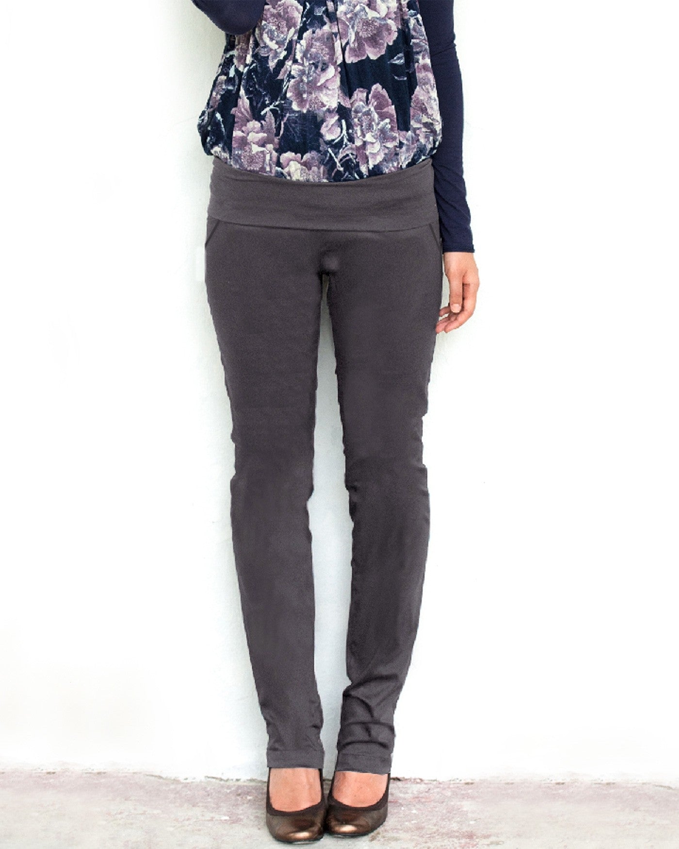 MEV Comfy Sateen Slim-Fit Pants - Graphite (3 Sizes)