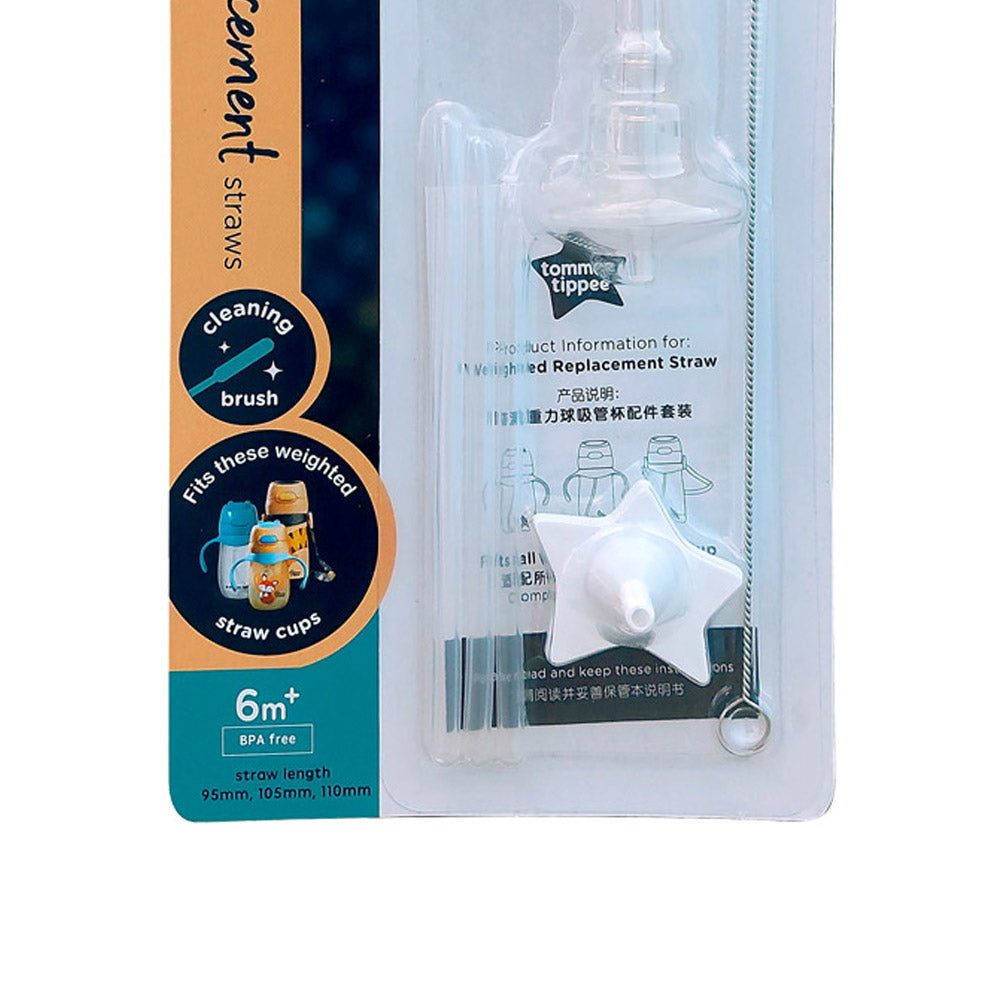 Tommee Tippee Weighted Straw Replacement Pack