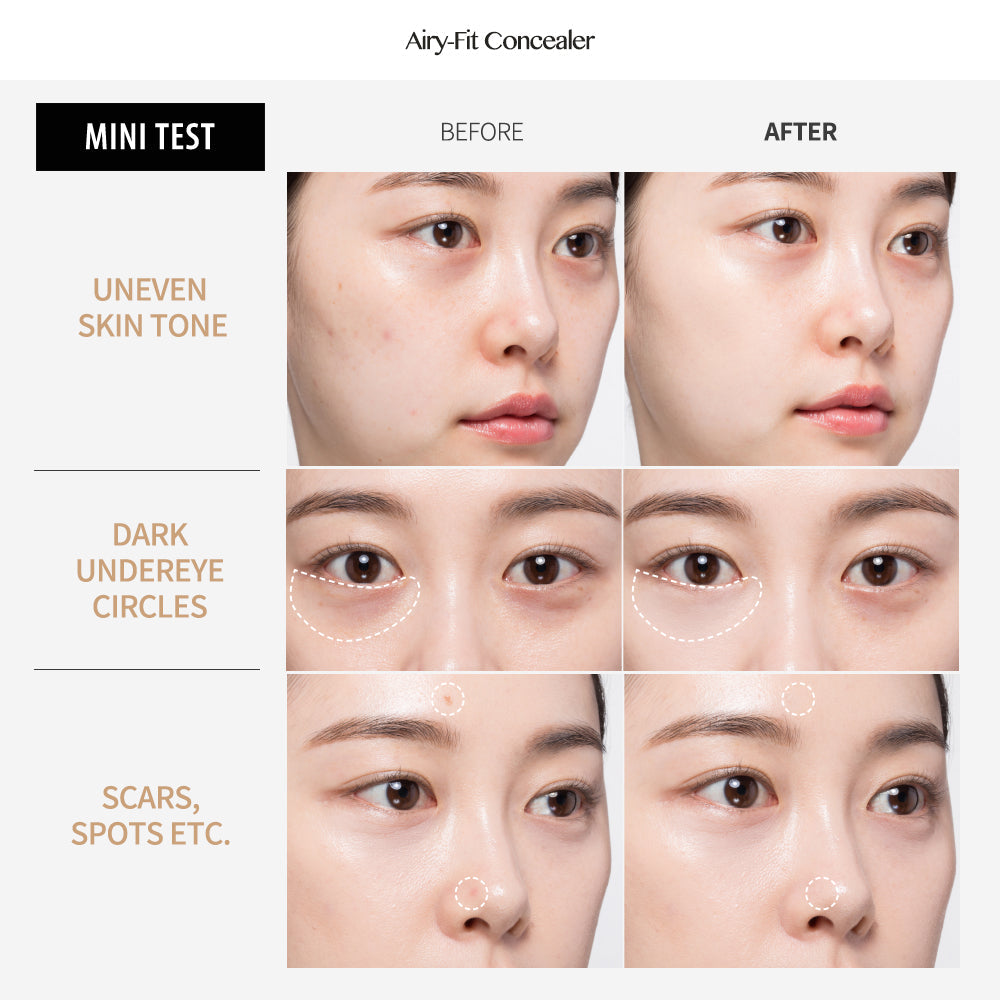 CLIO Kill Cover Airy-Fit Concealer, 3g (4 Shades) - Pupsik Singapore