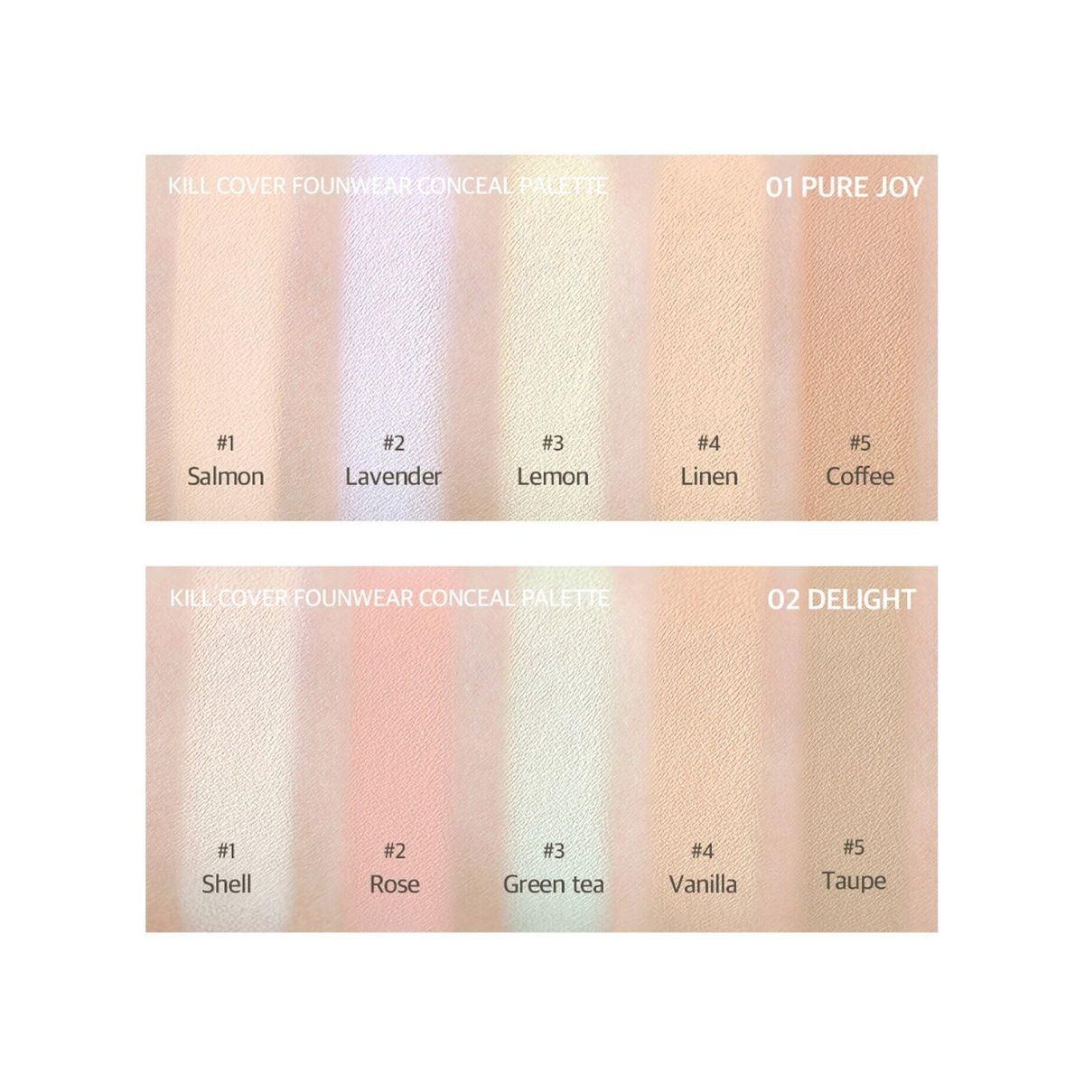 CLIO Kill Cover Founwear Conceal Palette (2 Shades)