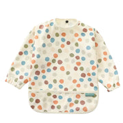 Biomom Baby Smock Bib - Colourful Dots (2 Sizes)