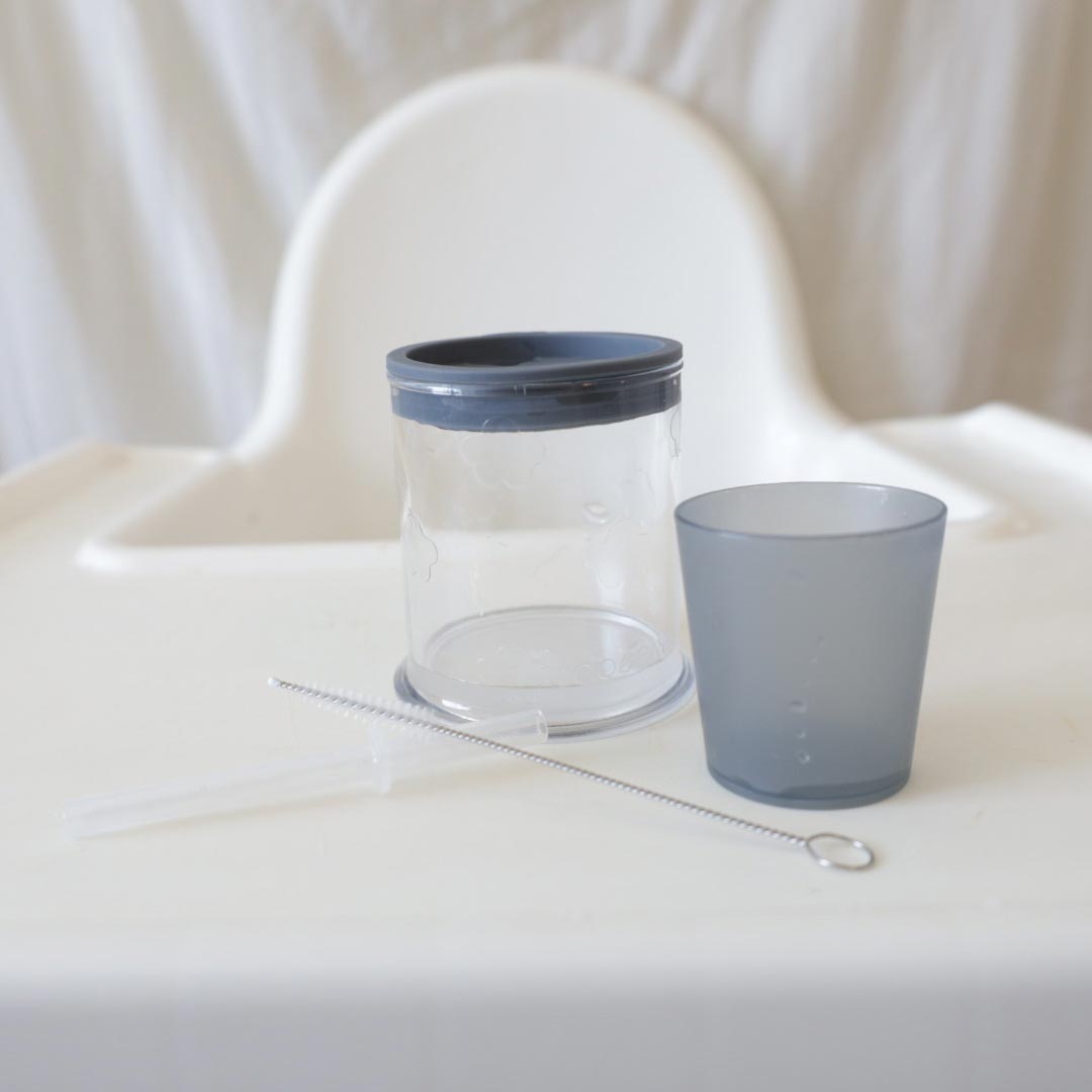 Grabease Spoutless Sippy & Straw Convertible Cup Set (3 Colours) - Pupsik Singapore