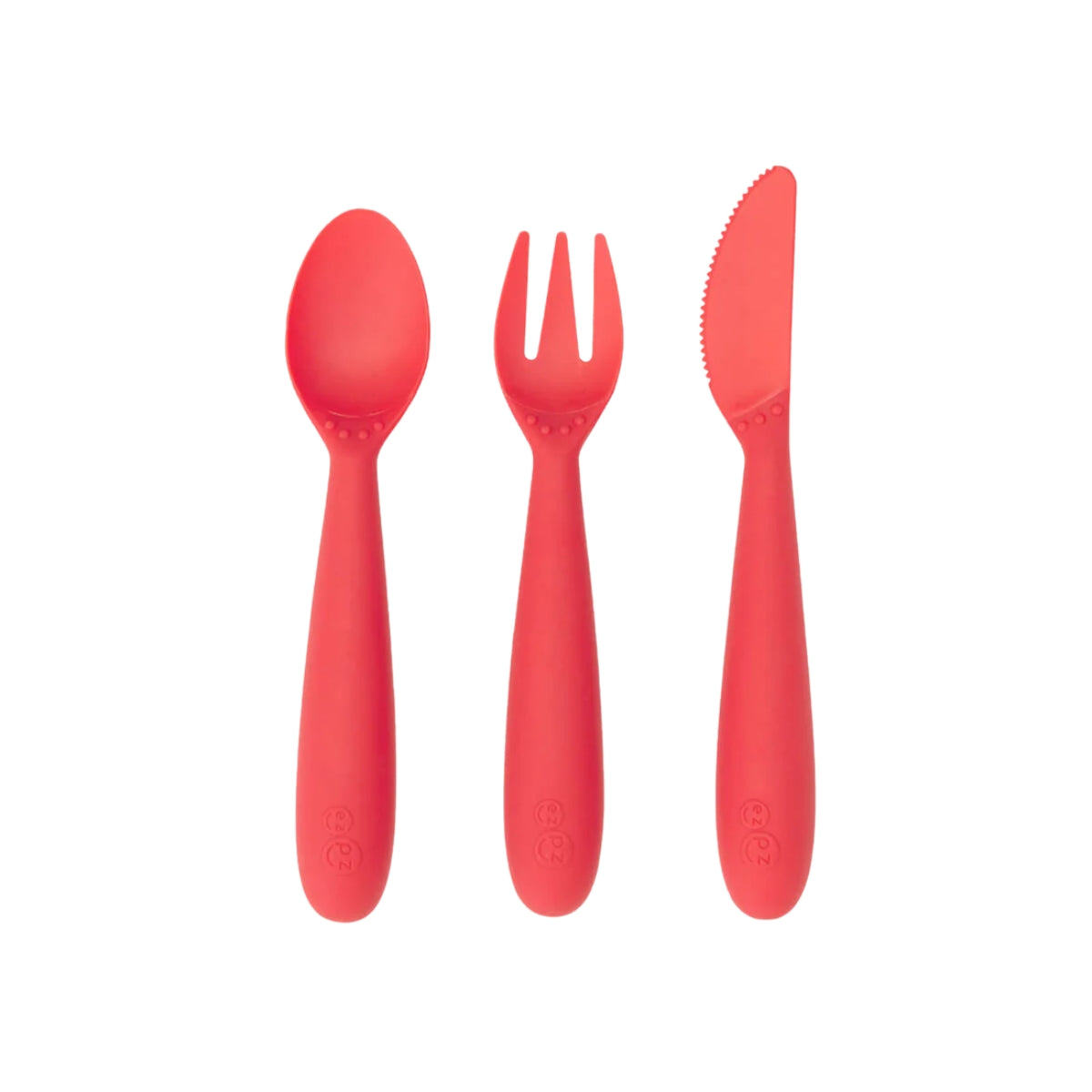 EzPz Happy Utensils (7 Colours) - Pupsik Singapore