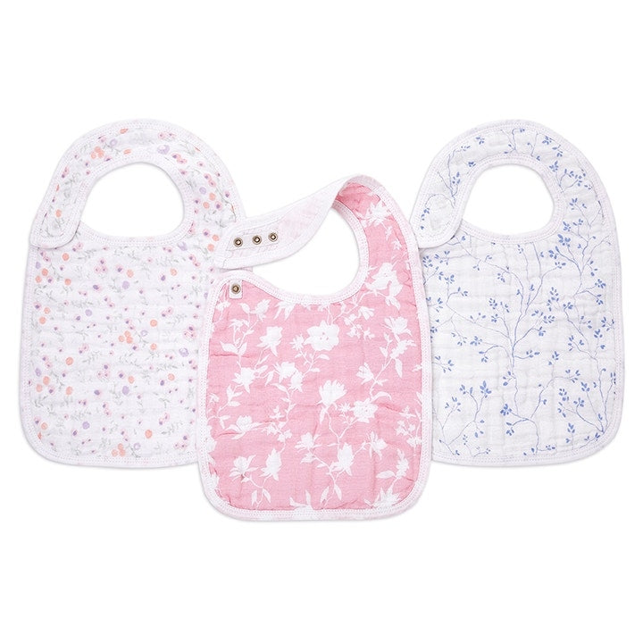 Aden Anais Boutique Snap Bib (3pk) (9 Designs) - Pupsik Singapore