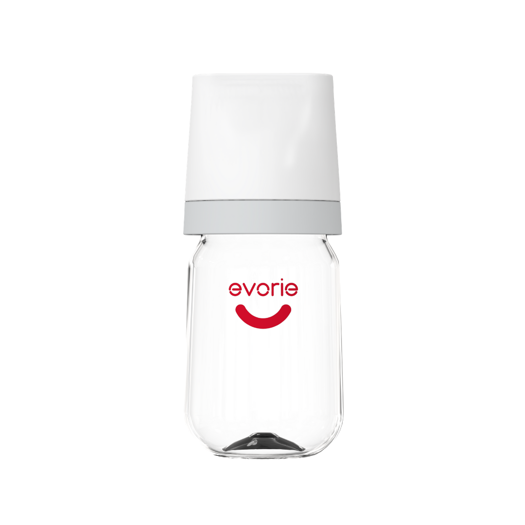 Evorie Tritan Wide-Neck Baby Milk Bottle (160ml/5oz) (3 Colors)