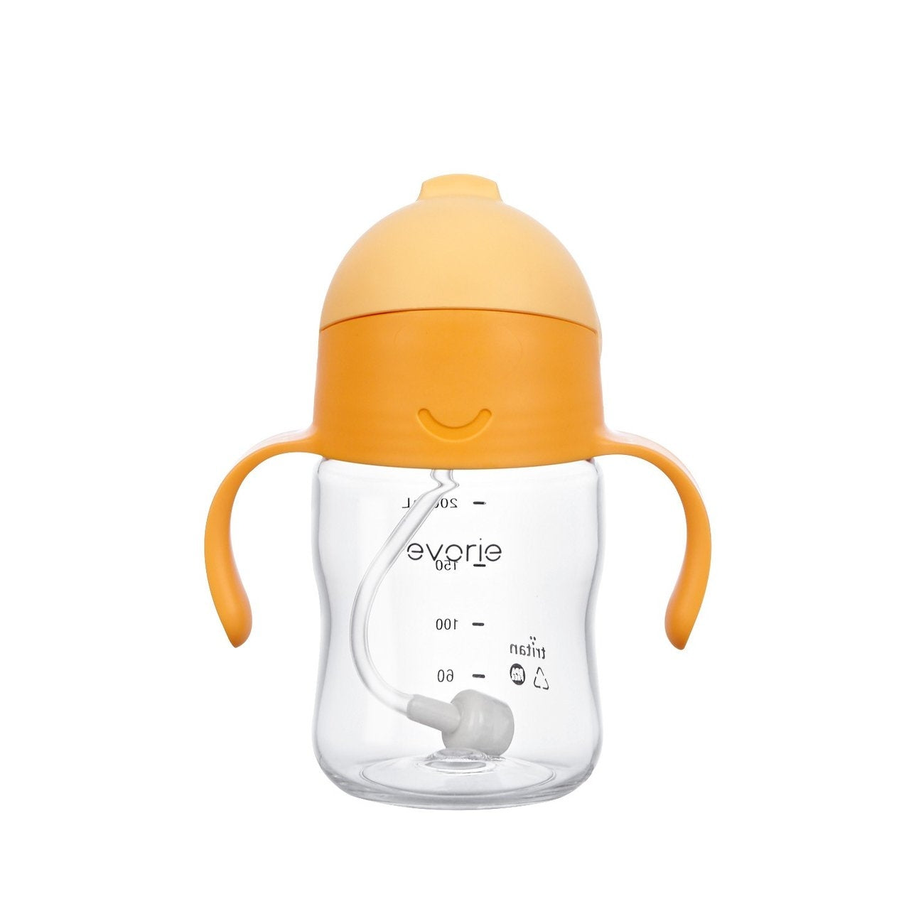 Evorie Tritan Gravity Straw Sippy Cup Water Bottle (200ml) (12 Colours) - Pupsik Singapore