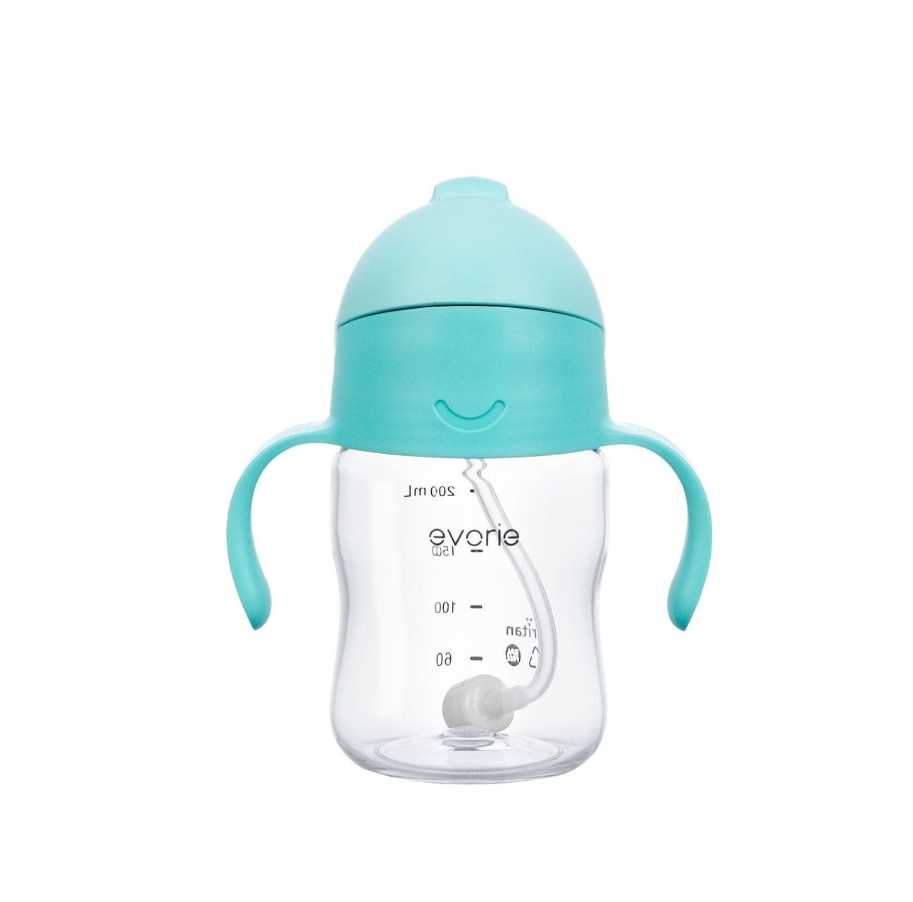 Evorie Tritan Gravity Straw Sippy Cup Water Bottle (200ml) (12 Colours) - Pupsik Singapore
