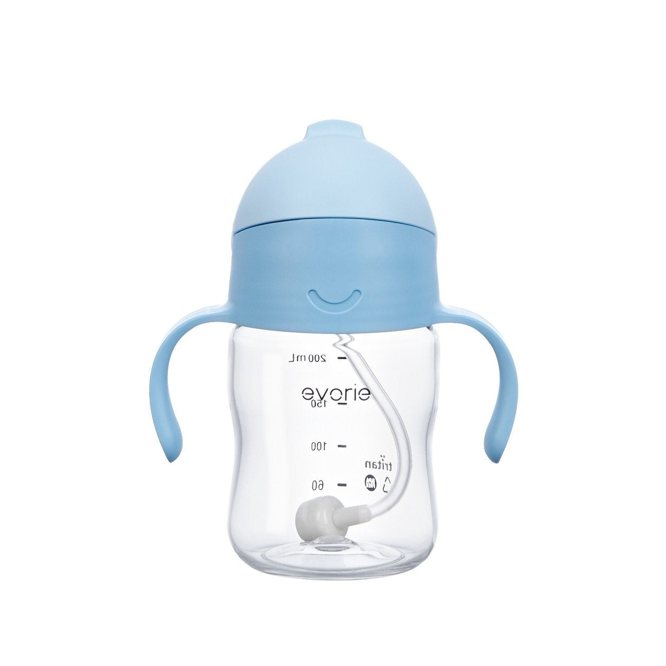 Evorie Tritan Gravity Straw Sippy Cup Water Bottle (200ml) (12 Colours) - Pupsik Singapore