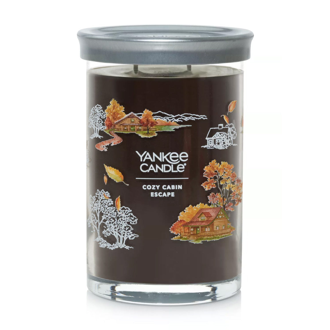Yankee Candle Signature Large Tumbler Candle, 2-wicks (20oz) - Cozy Cabin Escape