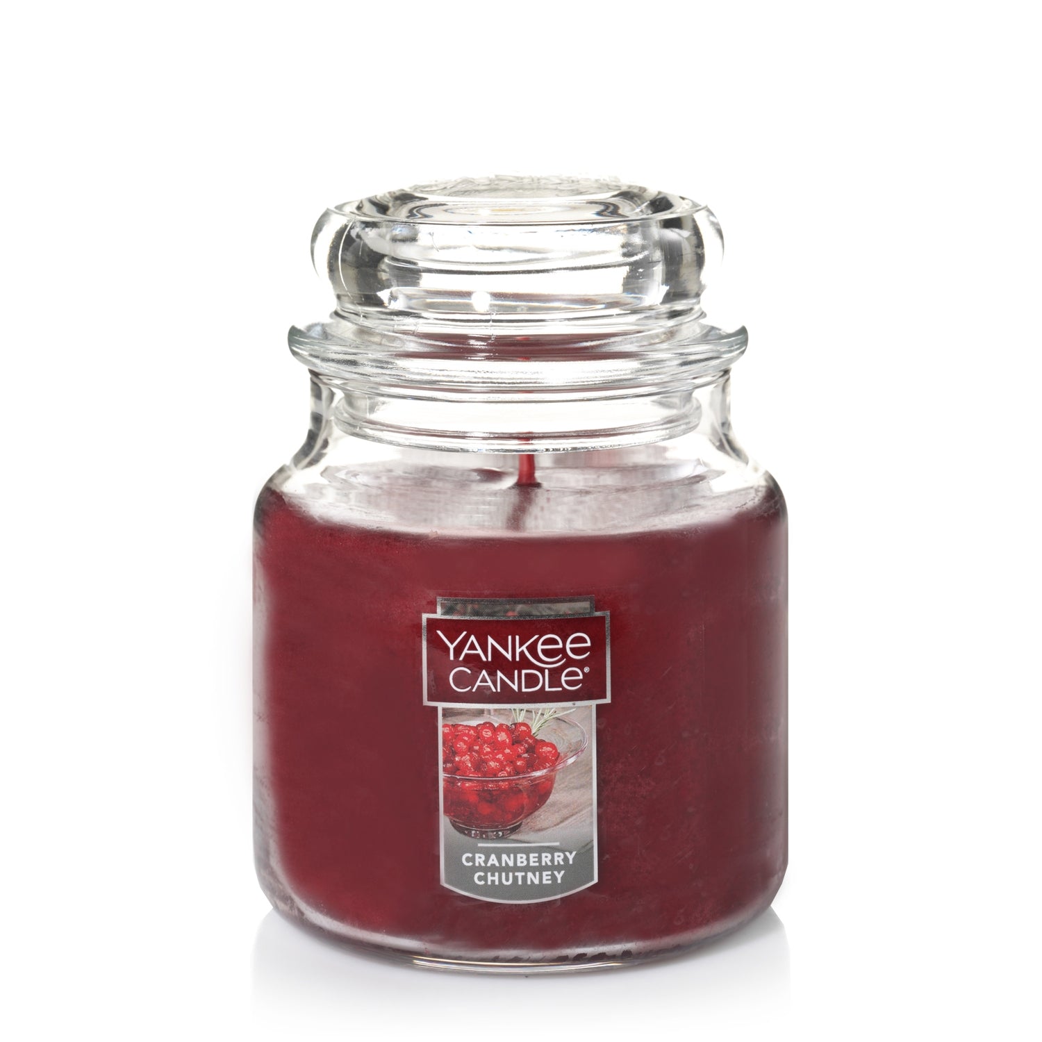 Yankee Candle Medium Jar Candle (14.5oz) - Cranberry Chutney