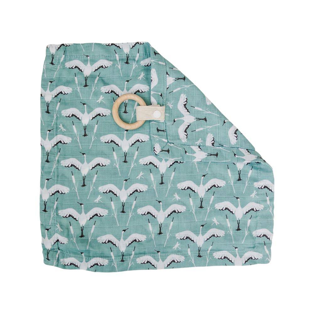 Bebe Au Lait Oh So Soft Muslin Teether Blanket (4 Designs) - Pupsik Singapore