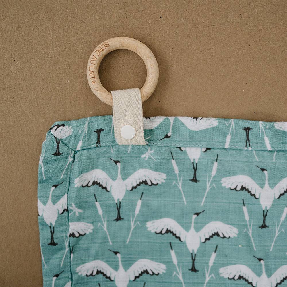 Bebe Au Lait Oh So Soft Muslin Teether Blanket (4 Designs) - Pupsik Singapore