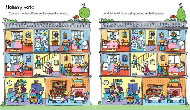 Usborne Little Children's Travel Activity Book