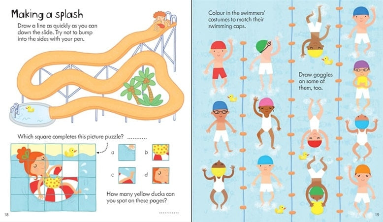 Usborne Little Children's Travel Activity Book
