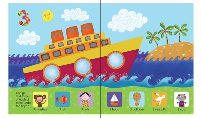 Usborne Lift-the-Flap Board Book Series - Age: 2+ (Multiple Titles) - Pupsik Singapore