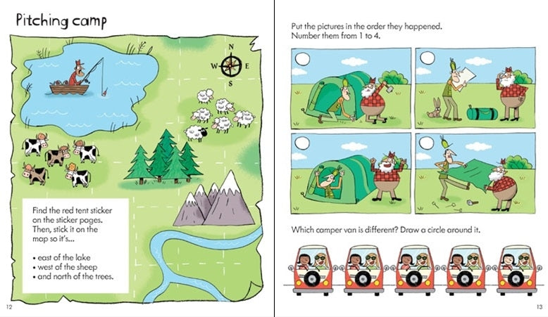 Usborne Little Children's Travel Activity Book