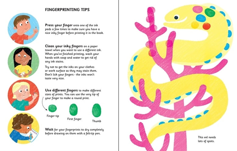 Usborne Fingerprint Activities (6 Titles) - Pupsik Singapore
