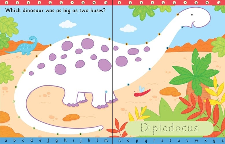 Usborne Wipe-Clean Dot-To-Dot Book (3 Titles) - Pupsik Singapore