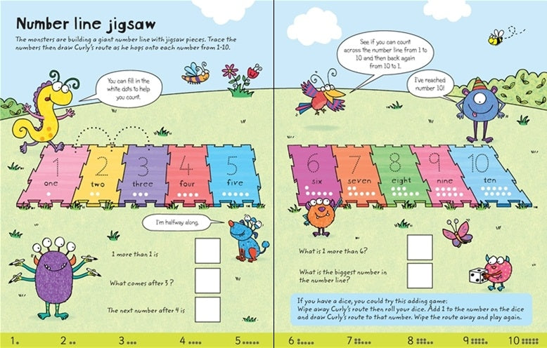 Usborne Wipe-Clean Book Series (16 Titles) - Pupsik Singapore